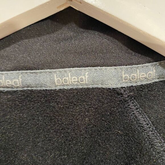 Baleaf Black Fleece Lined Quarter Zip Pullover with Pink Zippers Size S - Picture 7 of 8